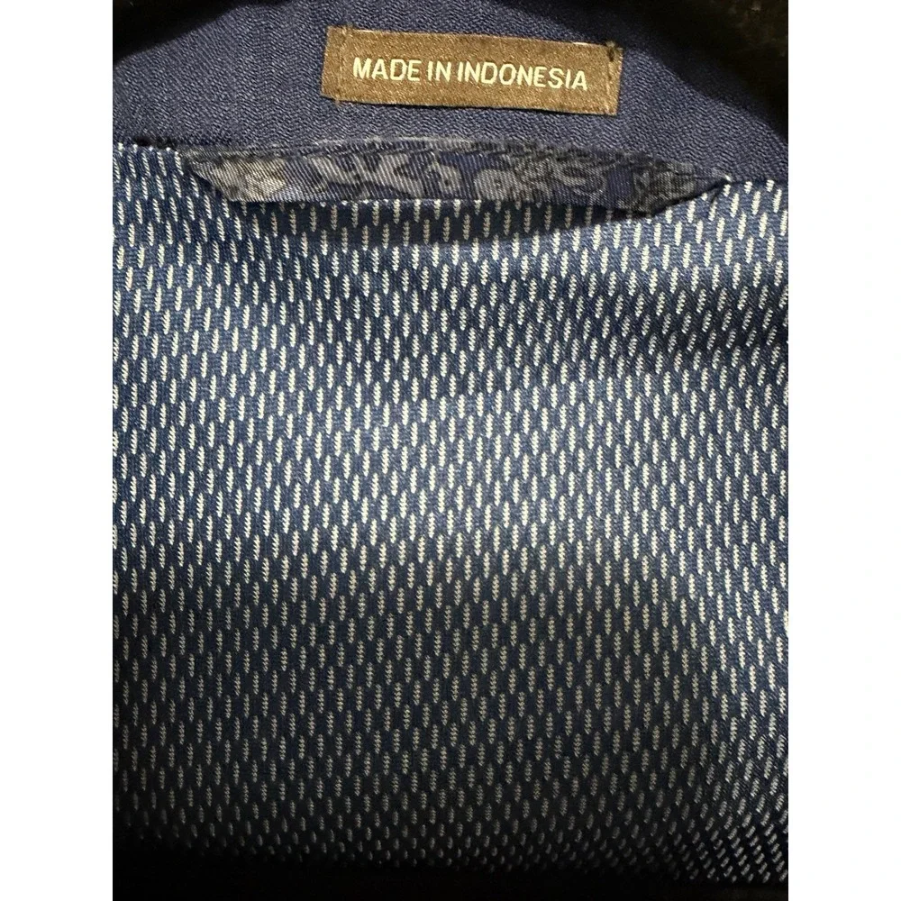 Joseph Abboud Men’s 37R Blue Wool Stretch Two Button Blazer Sport Coat